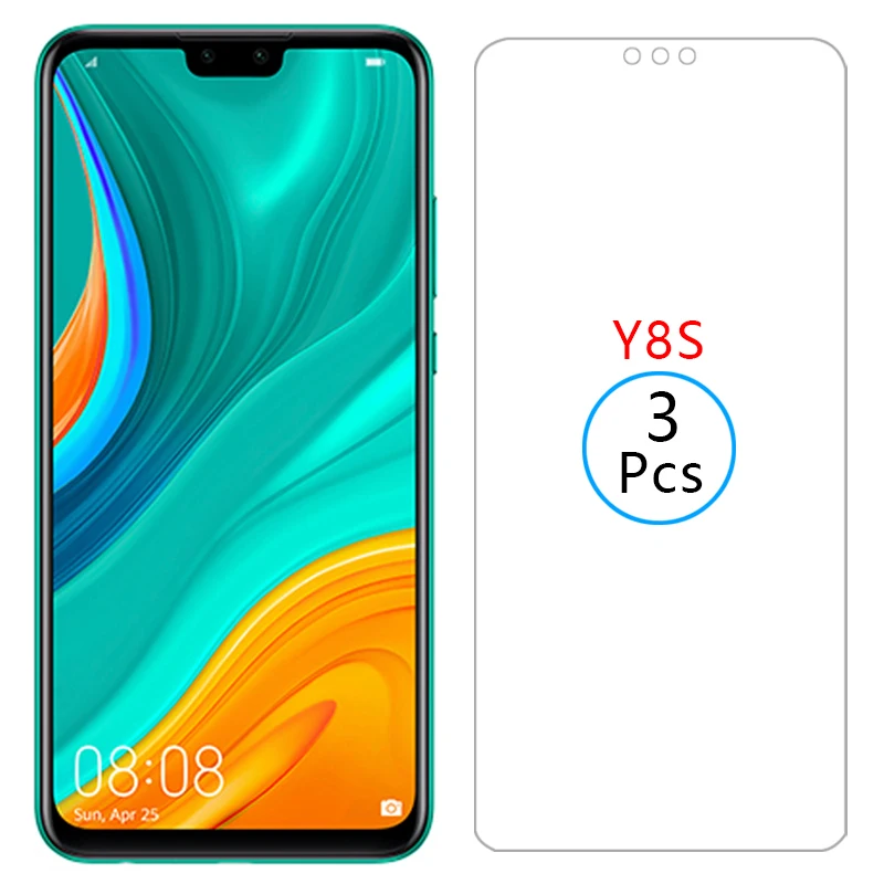 

protective tempered glass for huawei y8s screen protector on huaweiy8s y 8s y8 s ys8 8ys safety film huawey huawe huwei hawei 9h
