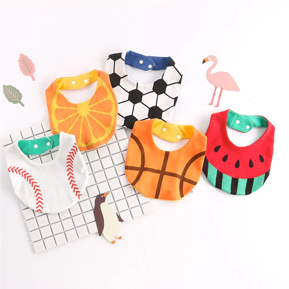 HappyFlute 1 шт. хлопковая бандана нагрудник двухслойная Одежда для младенцев 0 3