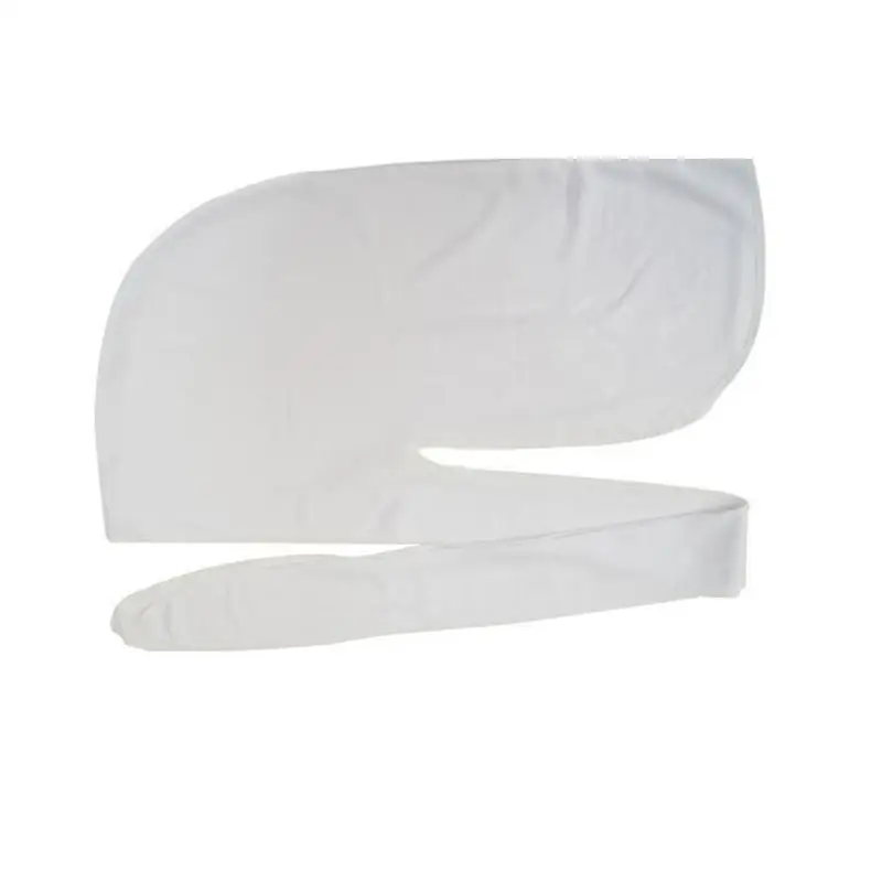 Модный шарф Du-Rag, головной убор, шапка с завязками, Байкерская Кепка, мужская, женская, для спорта на открытом воздухе, головной убор, одноцветная повязка на голову, банданы - Цвет: Black