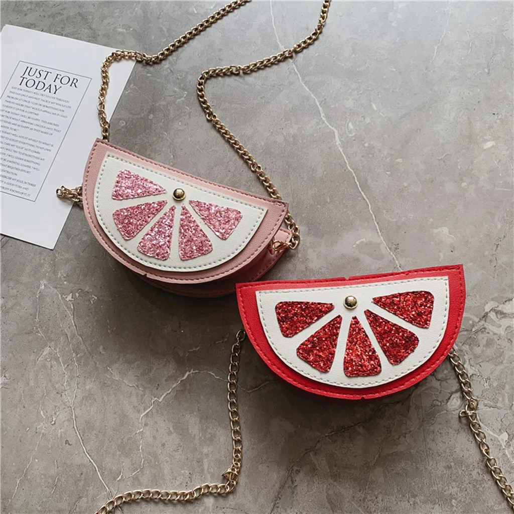 Детская оранжевая сумка на плечо для маленьких девочек мини через сумочки