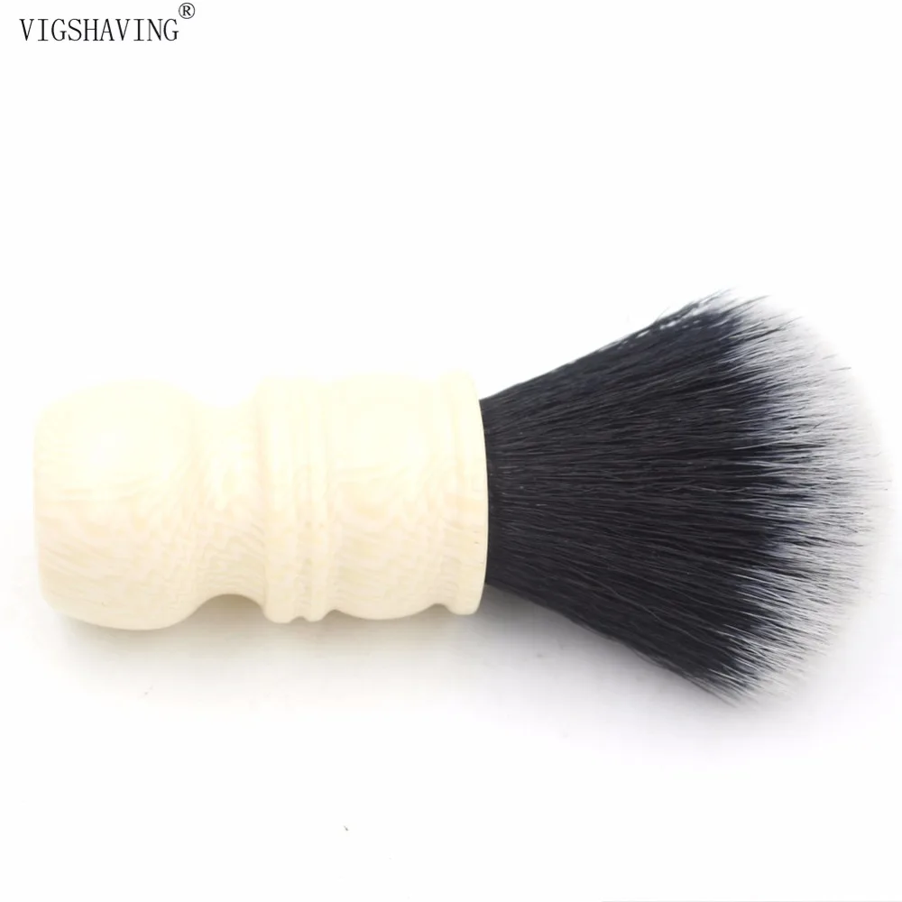 Красочная полимерная ручка черный синтетический ворс тонкая кисть для бритья|shaving brush|synthetic hair shaving brushshaving brush