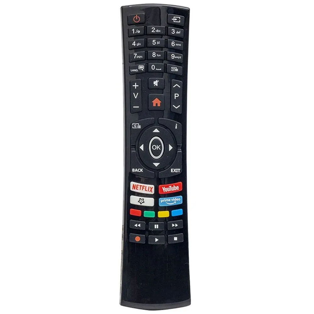Television and Satellite Receiver Control Vestel RC4390P 30101765 Netflix Youtube Prime Key LED TV Remote Contol AT-KK8010-758 |