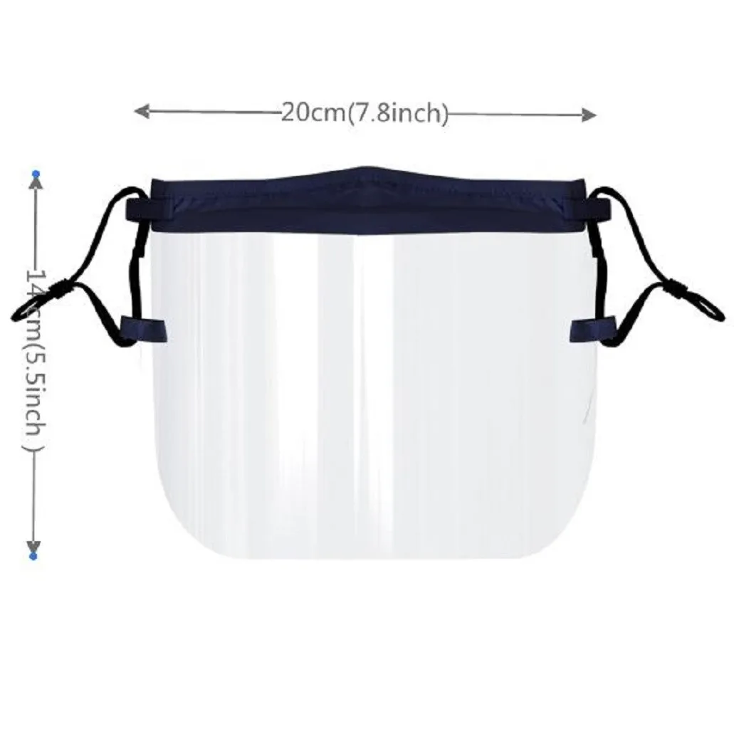 Прозрачная пластиковая маска для мужчин и женщин шеф-повара кухонный сервис