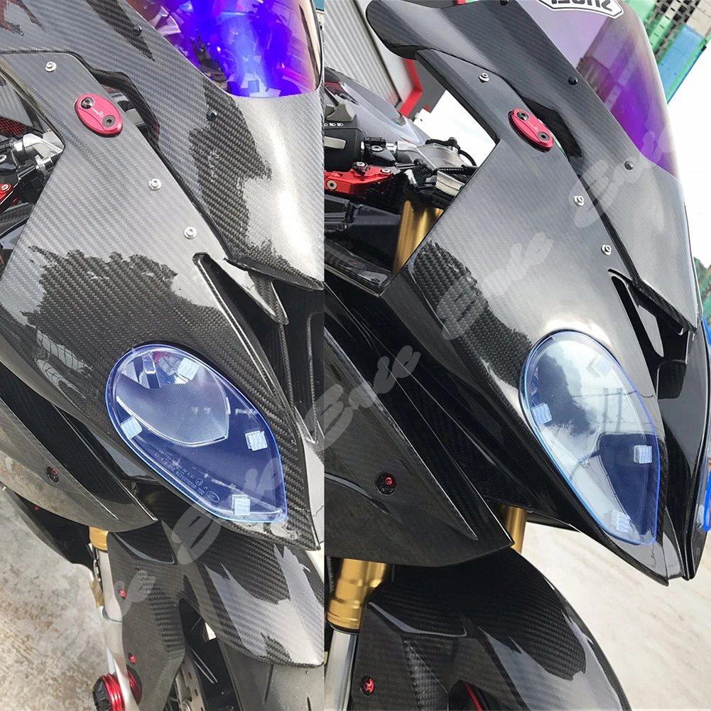 Предварительно Preg 3K Twill настоящий углеродный Глянцевый Капот для фар BMW S1000RR 2015 2016