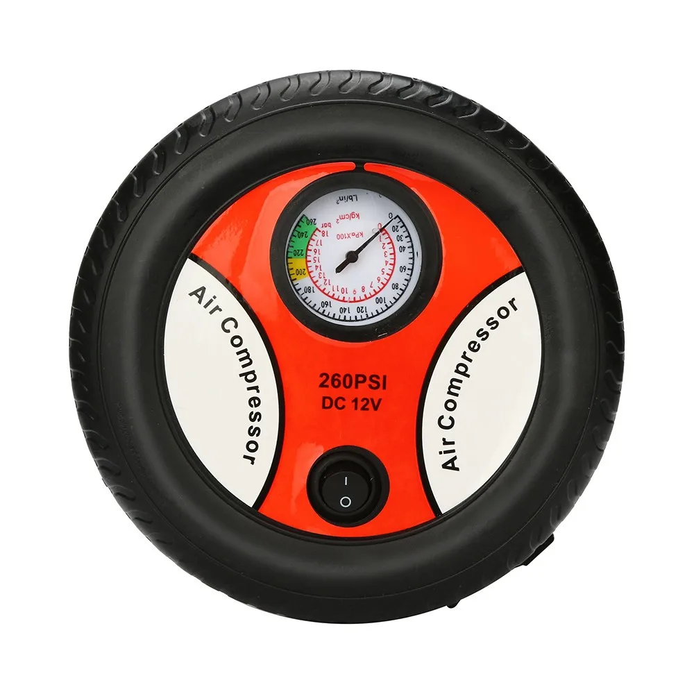 Автомобильный воздушный насос 260PSI DC 12 В автоматический портативный
