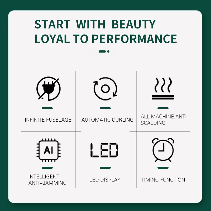 Автоматическая Плойка для волос керамическая плойка 1 дюйм | Красота и здоровье