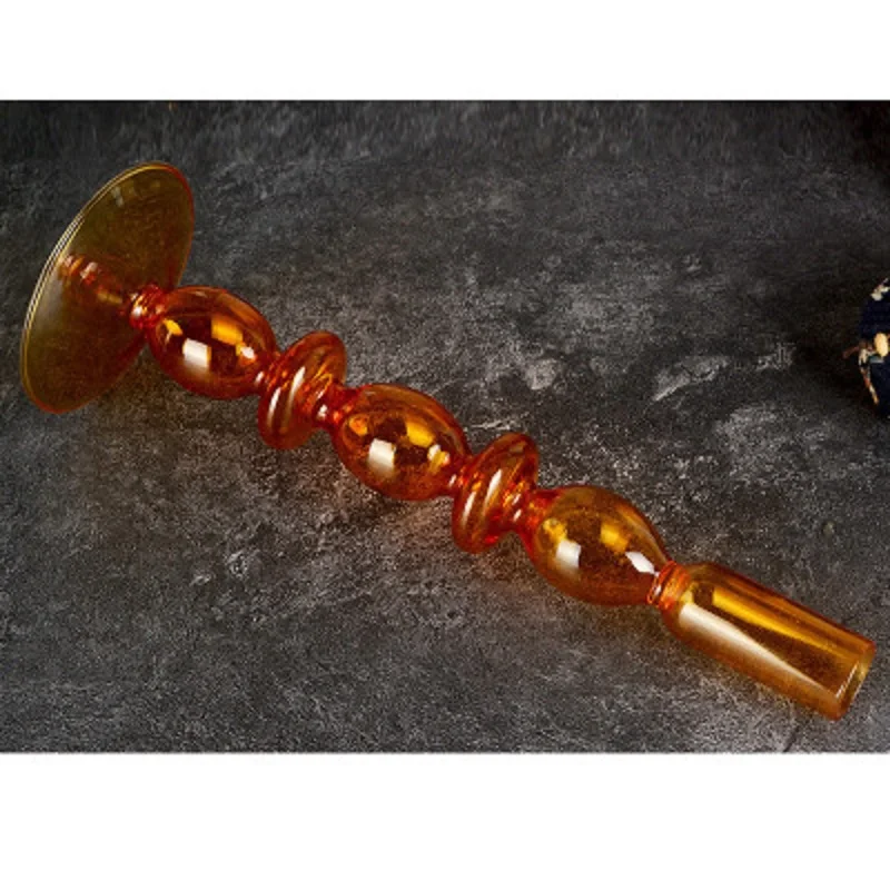 Подсвечник ручной работы креативный Настольный стеклянный подсвечник для ужина