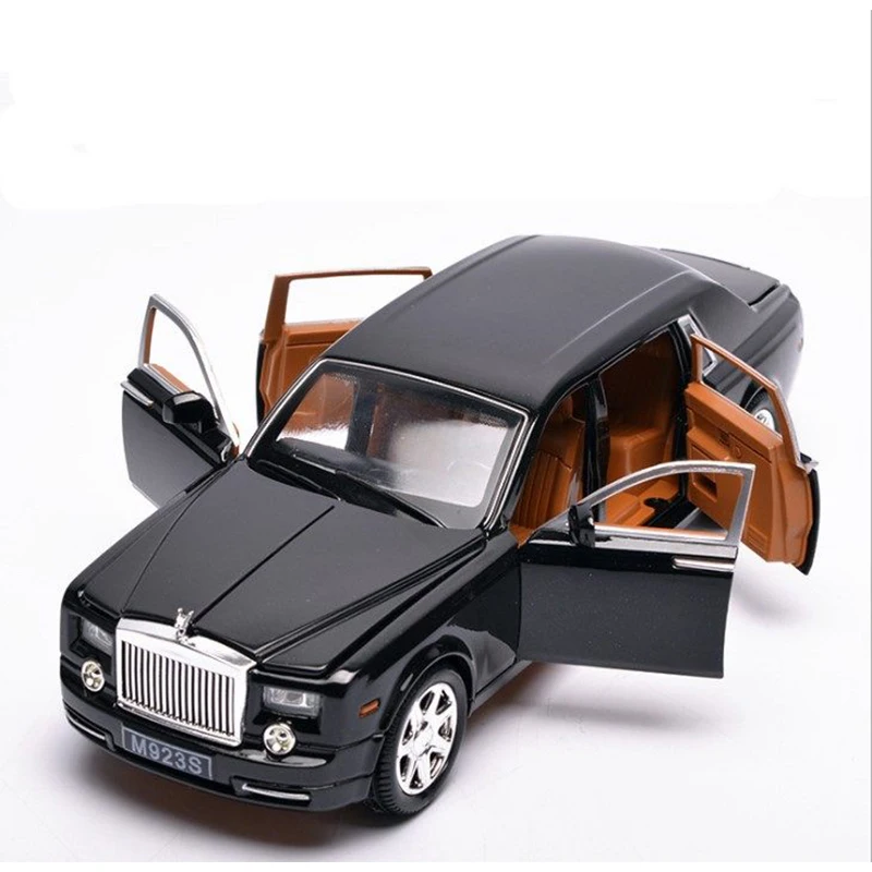 Модель автомобиля из сплава под давлением в масштабе 1:24 модель рулоне Royce Phantom