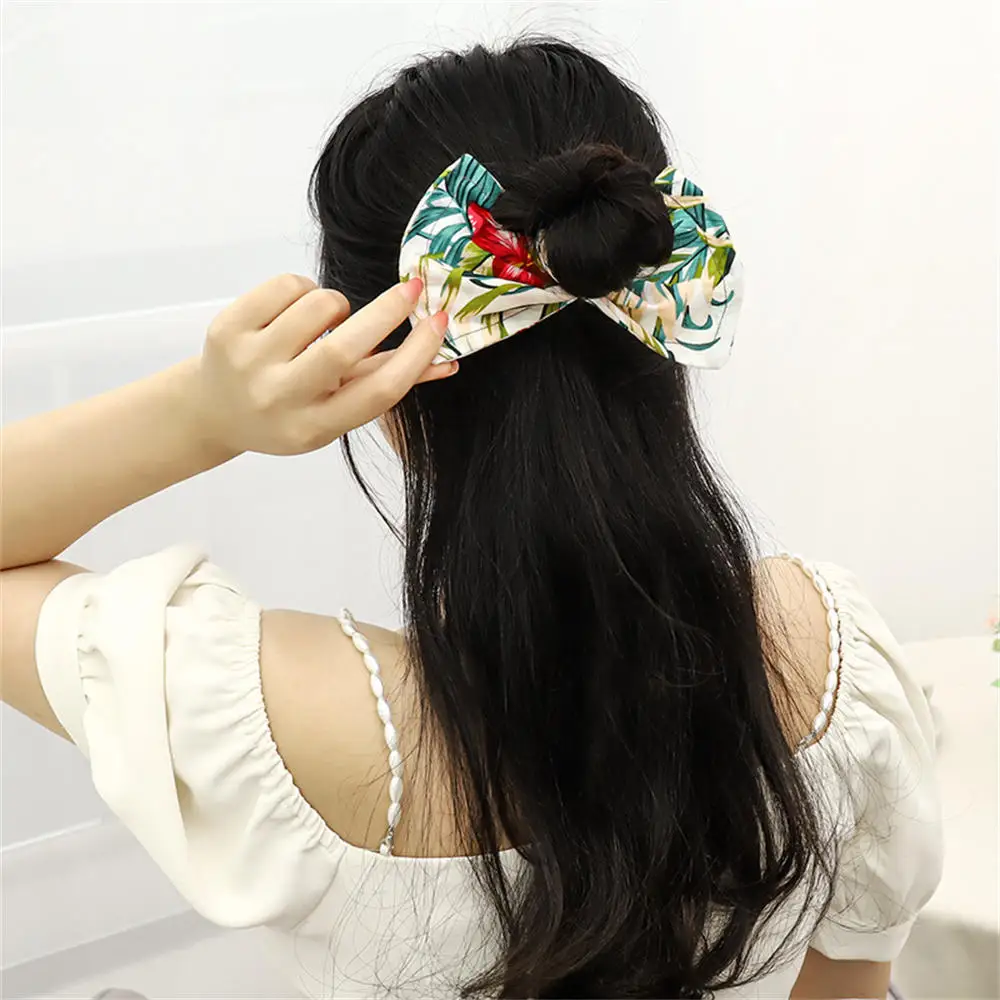 

Printed Ball Head Hair Styling Tool Fast Coiled Hair Iron Stewardess Fower Bud Hair Ornament Lazy Curling Iron Hair Accessories