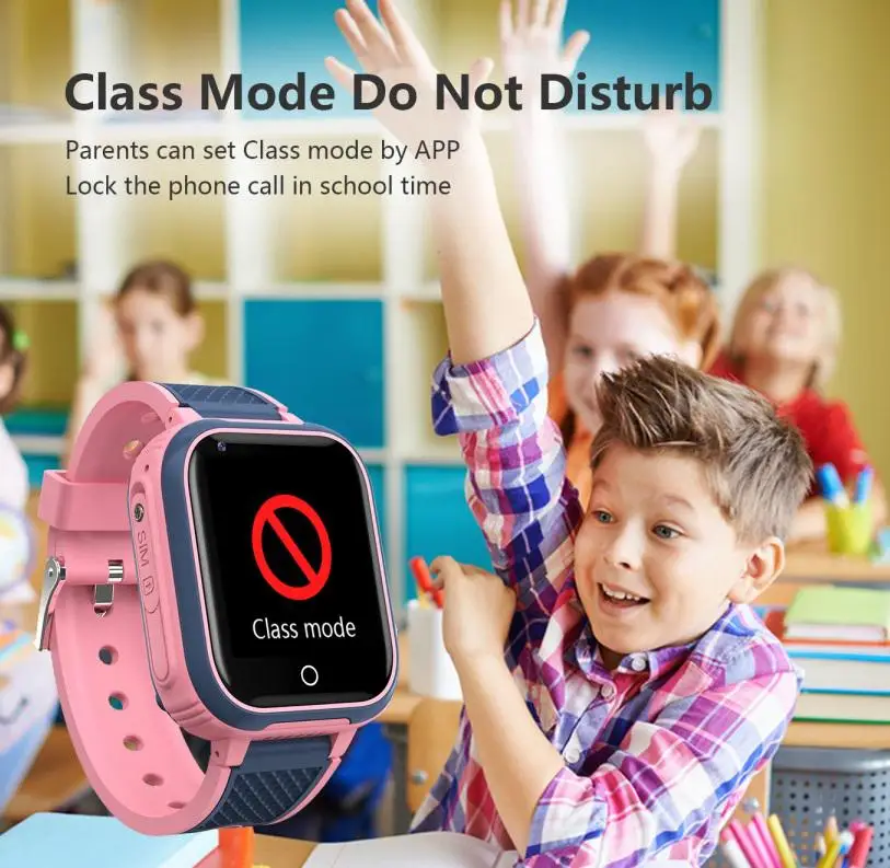 

Children's Smart Watch Kids Phone Watch Smartwatch For Kids 4g Sim Card Waterproof IP67 Kid Gift Locator Tracker Anti Lost Watch
