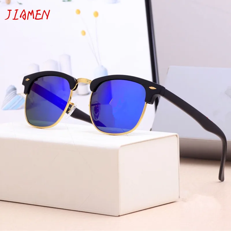 

JIAMEN Brand classic sunglasses women 2021 glass lens HD Retro sunglasses men vintage sun glasses for women Driving driver UV400