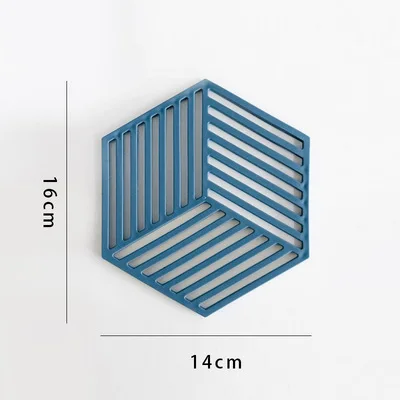 Геометрический нескользящий коврик для стола полый подвесной дизайн подставка
