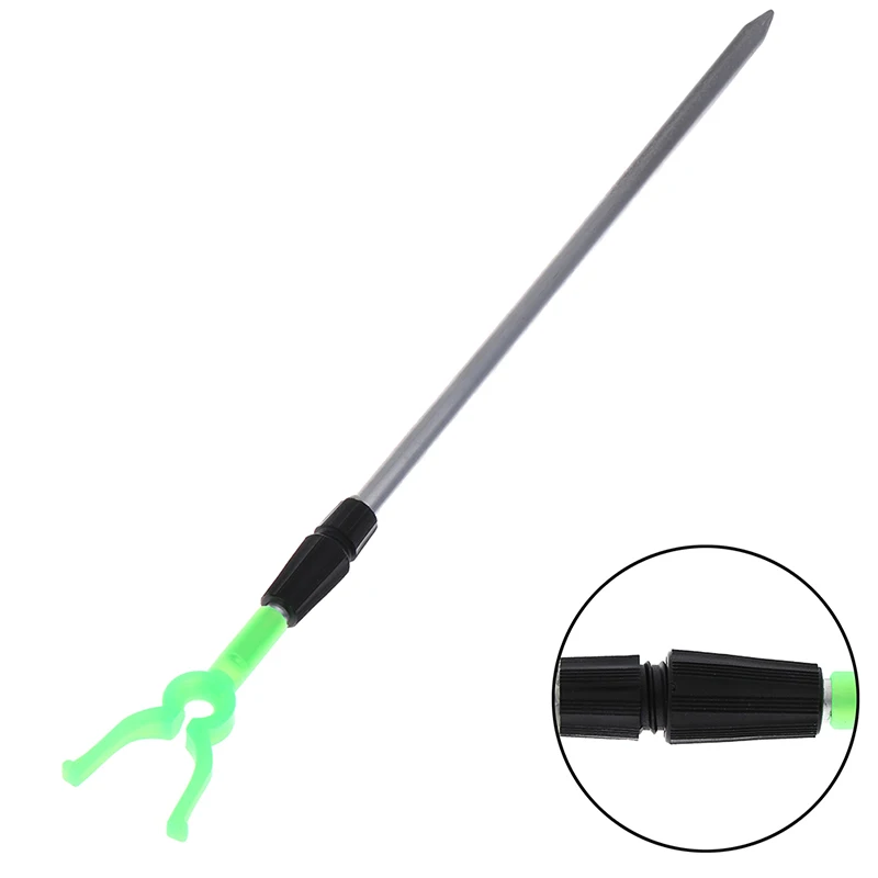 

Fishing Holder 8.5cm 2 Sections Adjustable Aluminium Fishing Rod Pole Rack V Holder Bracket Support Stand High Quality Brand New