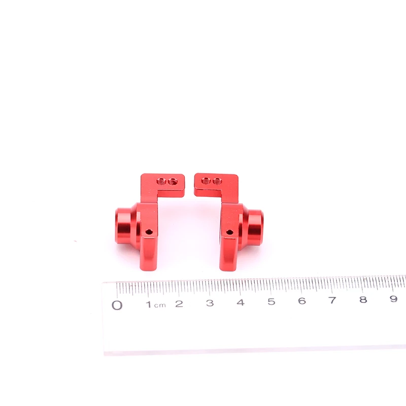 

New WLtoys 144001 RC Car Spare Metal Parts Accessories 4WD 144001-1252 Red Metal Rear Wheel Seat 1/14