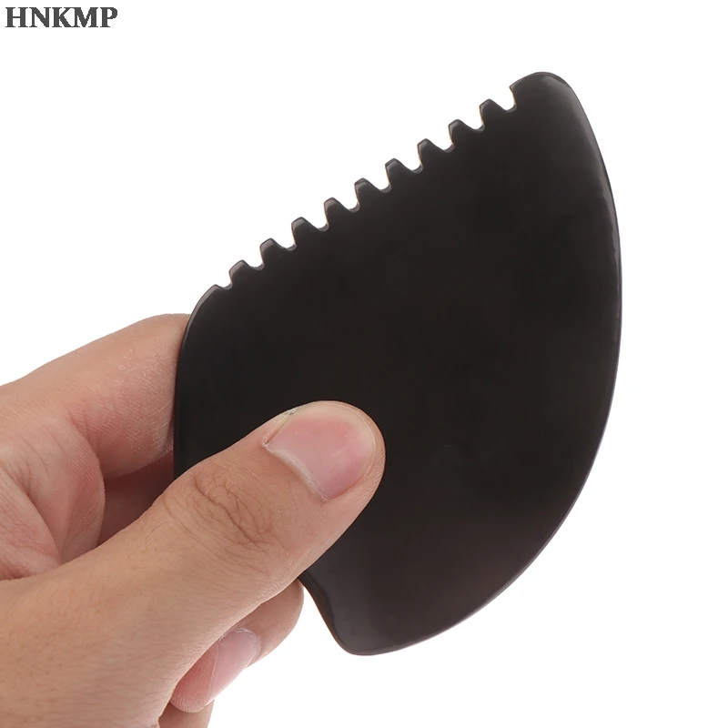 Красота доска гуаша Черный Бянь камень Гуа Ша массаж инструмент SPA