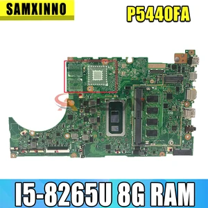 p5440fa original motherboard p5440 p5440f p5440fa 8gb ram i5 8265u cpu for asus laptop mainboard free global shipping