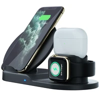 wireless charger for apple mobile phone watch headset three in one wireless charging bracket for airpodspro for samsung phone