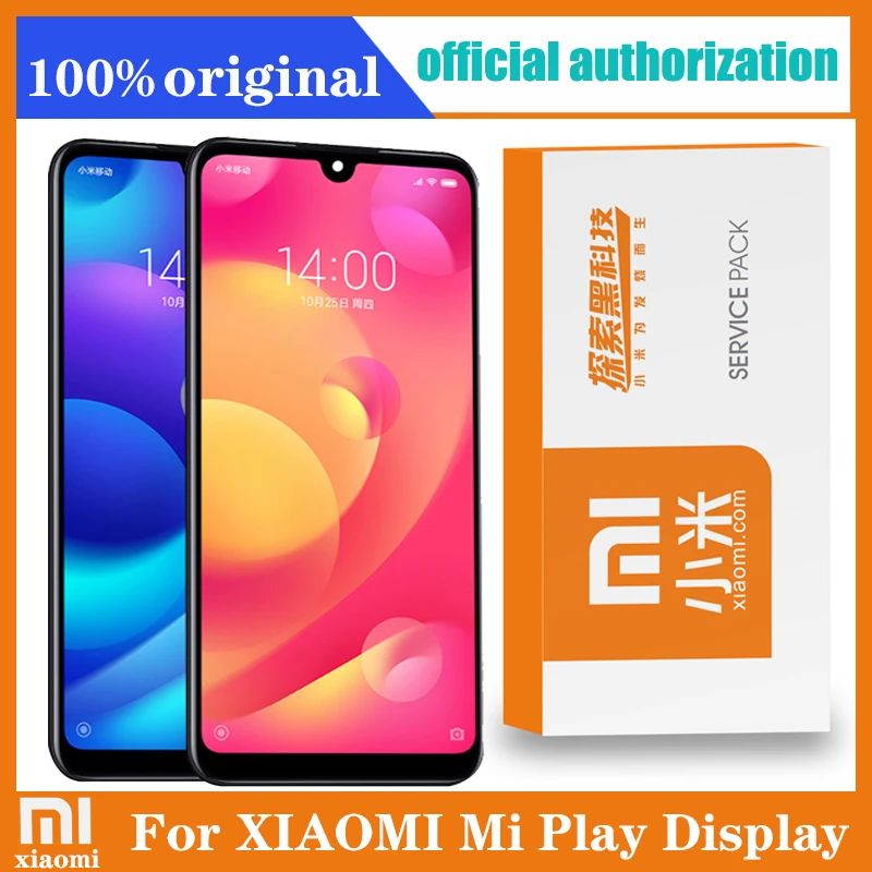 Оригинальный сменный ЖК дисплей 5 84 'для XIAOMI Mi Play mi play сенсорный экран дигитайзер