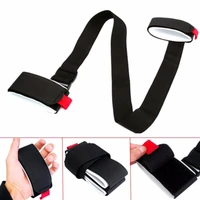 2pc nylon skiing bags adjustable skiing pole shoulder hand carrier lash handle straps porter hook loop protecting for ski board