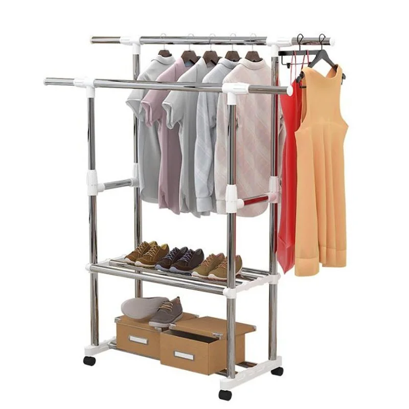 Металлическая стойка для одежды пальто напольная вешалка хранения креативная