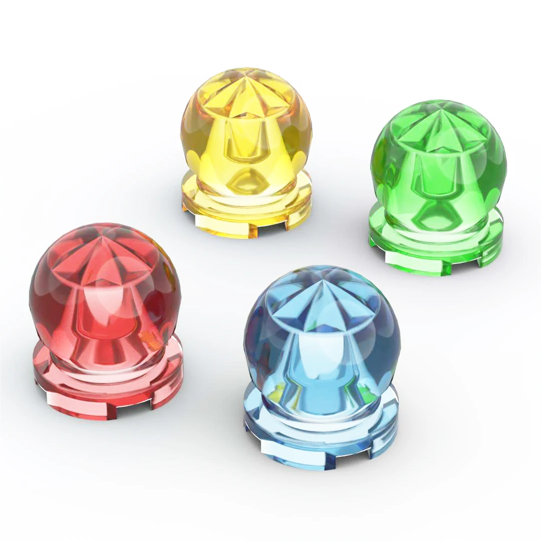

MOC Bricks Transparent Colors Utensil Crystal Ball Globe 2x2x2 Assembles Particles diy Children Educational Toy 30106 5pcs