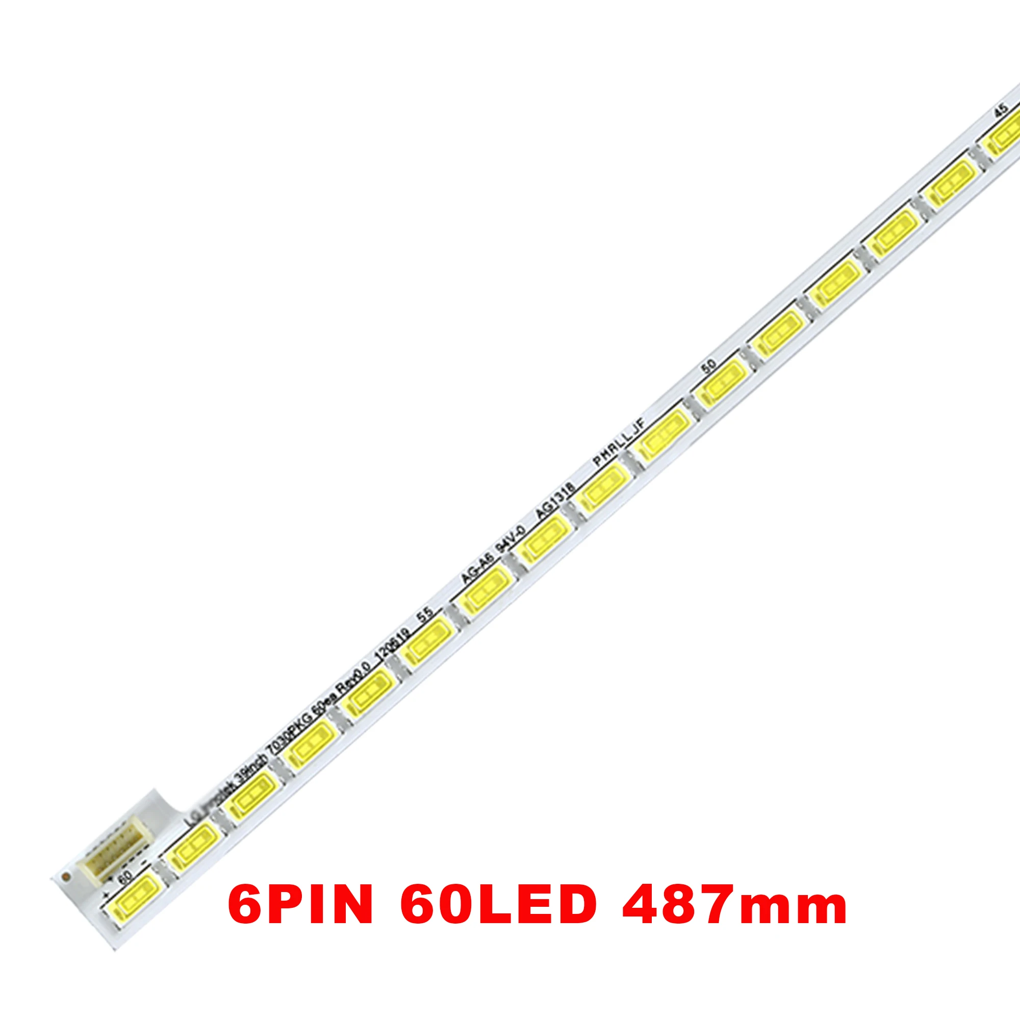 Новый 487 мм 60 светодиодный s полосы для LG innotek 39 дюймов 7030PKG 60ea Rev0.0 73.39T03.003 0 JS1 T390HVN01.0