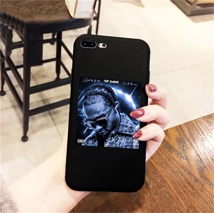 POP SMOKE SHOOT FOR THE STARS AIM MOON PHONE CASE For iphone 6/6s 7 / 8 7Plus/8Plus X XS XR XSMax 11pro|Бамперы| |