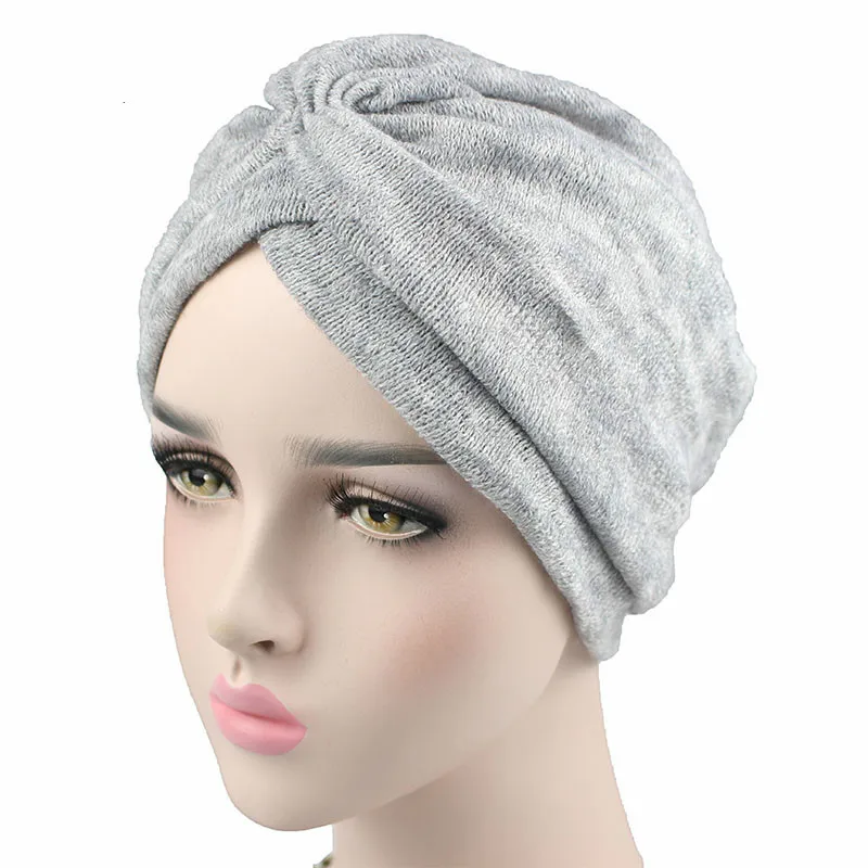 

Fashion Women Wool Blending Turban