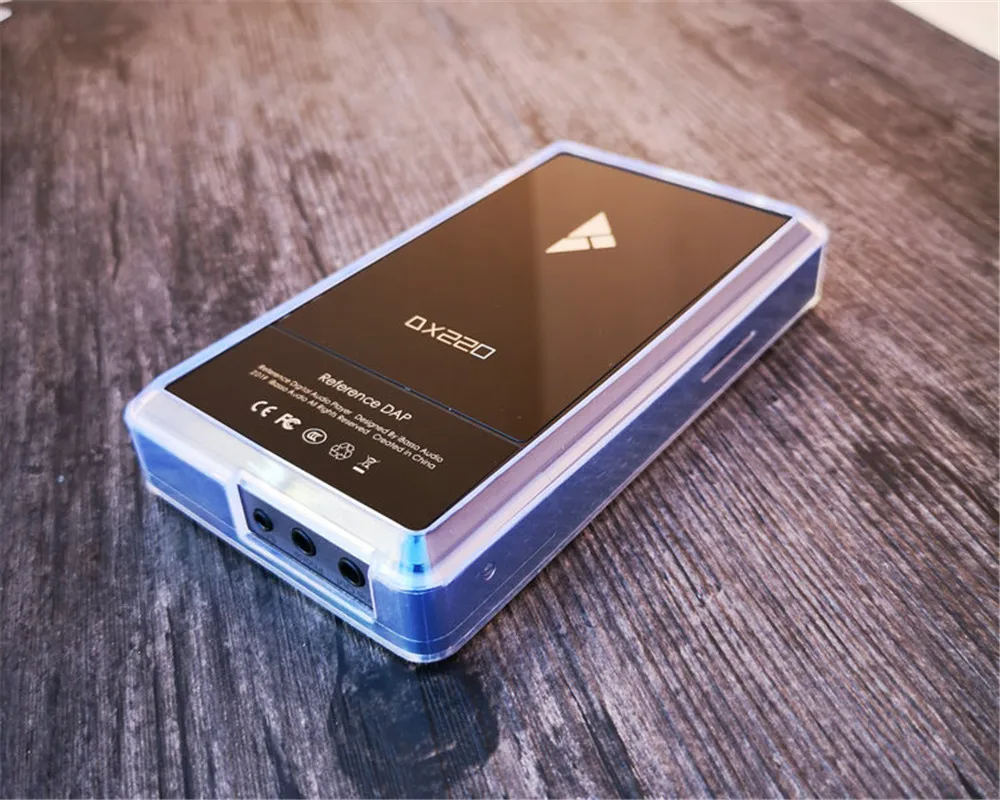 Прозрачный чехол из ТПУ для IBASSO DX220 с передней и задней защитной пленкой