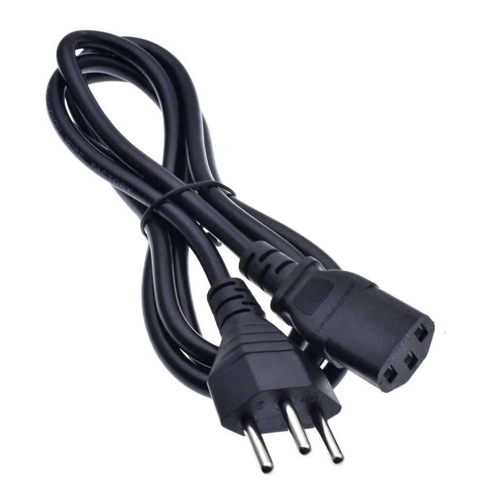 Швейцарский силовой кабель Швейцария IEC C13 удлинитель переменного тока 1 5 м футов