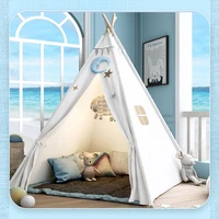 1 35m children%e2%80%99s tent tipi portable kids wigwam indoor indian playhouse outdoor camping house for child baby play tent gift