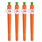 Милая симпатичная Ручка 24 шт., кролик, морковка, Овощная девушка, канцелярские принадлежности, Ручка гелевая, забавная, вернуться в школу, писать синие чернила