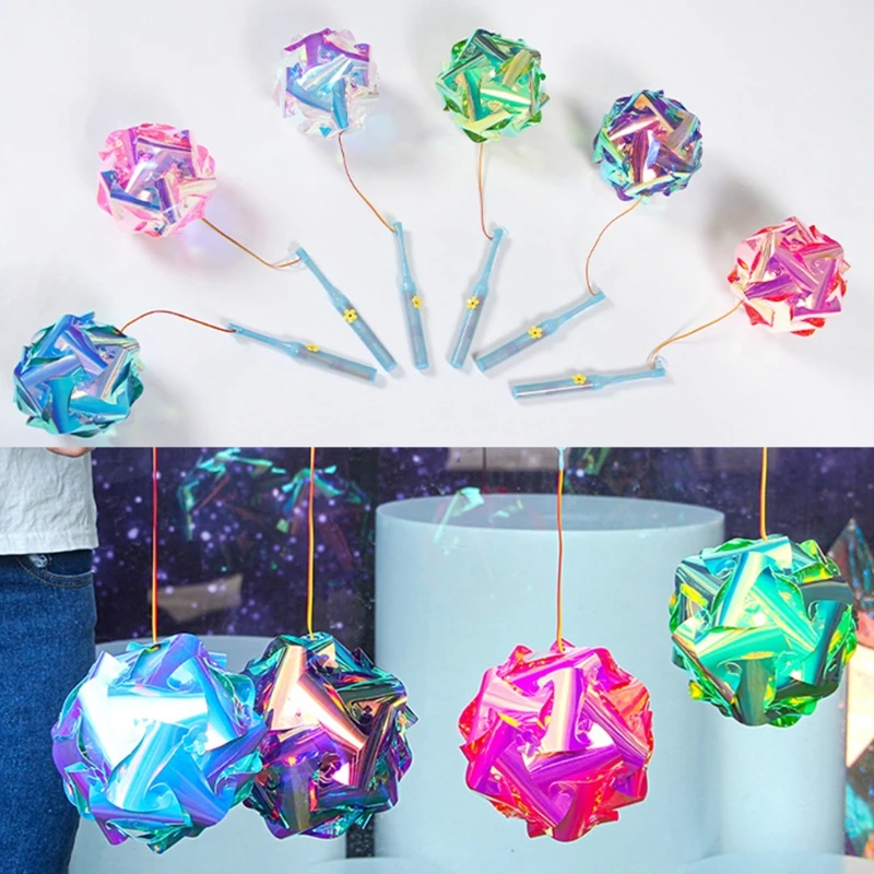 Цветной светящийся портативный мигающий светодиодный светильник детская