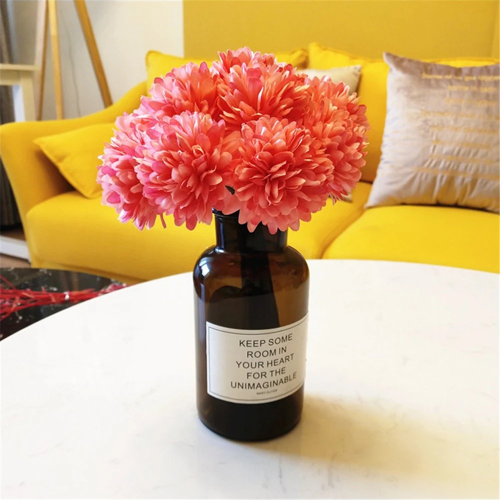 Имитация шара хризантемы Положите букет изысканных Li Chrysanthemum свадебные