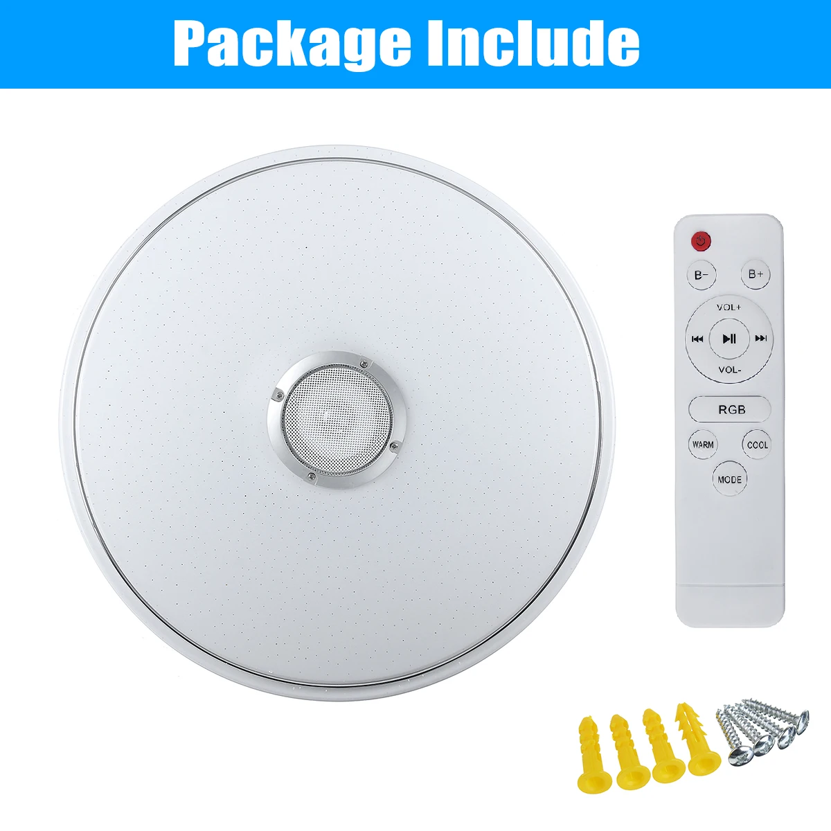 $21.21 200W Modern RGB LED Ceiling Lights Home lighting 220V APP bluetooth Music Light Bedroom Lamps Smart Ceiling Lamp+Remote Control