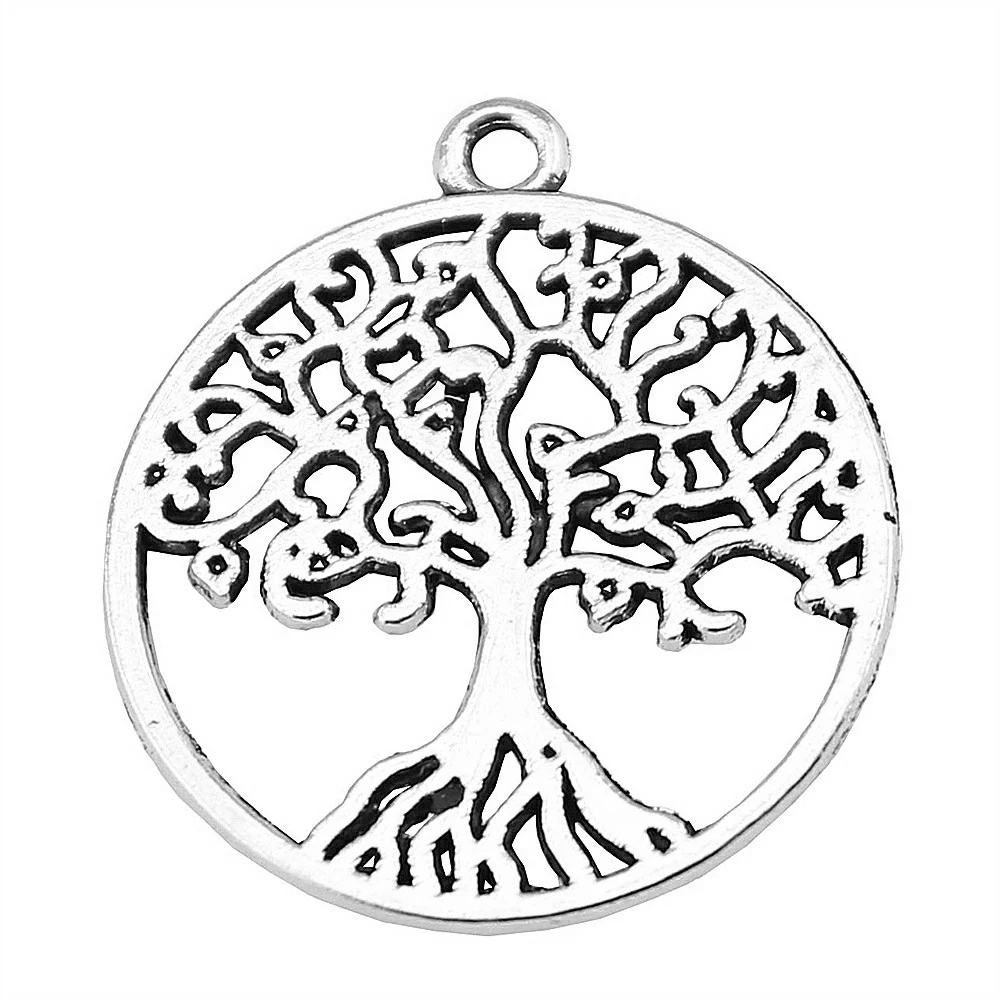 20 шт 3 вида цветов Дерево жизни Подвески для изготовления ювелирных изделий