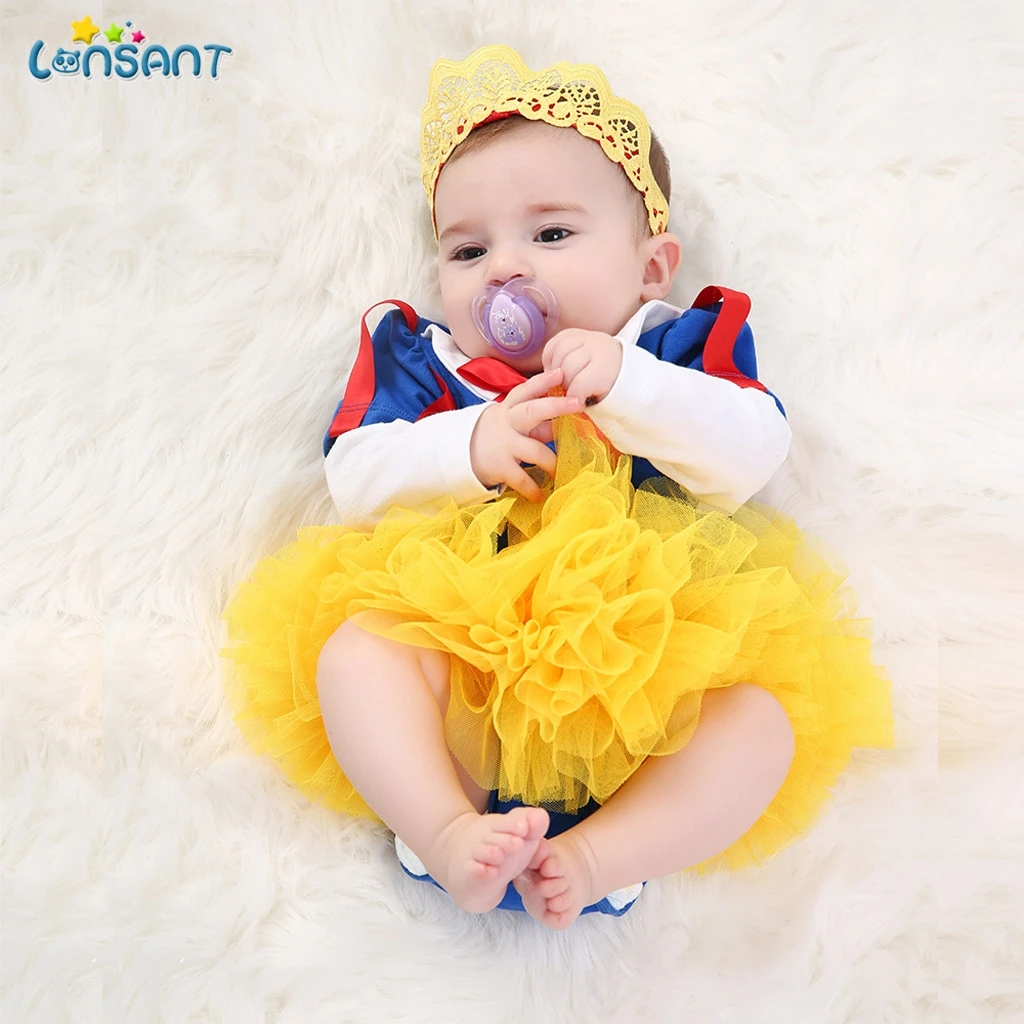 LONSANT детская одежда для девочек на день рождения первый вечерние пачки комплект