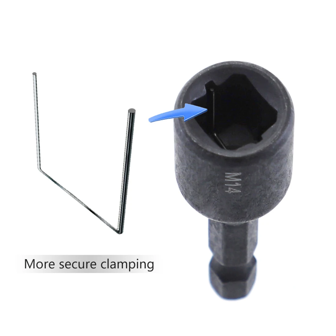 

7pcs 1/4 Inch Hex Shank Wrench Sleeve Screw Tap Socket Adapter Hex Power Drill Bit Driver For Electric Screwdriver Bits M4-M14