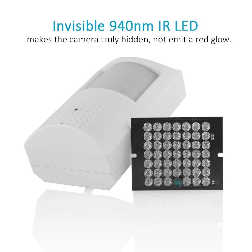 Мини-Wi-Fi IP-камера Невидимый звук 2MP / 5MP HD Внутренний PIR Стиль Скрытая безопасность
