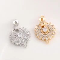 color preserving 14k gold clad simple retro geometric snowflake earrings accessories are used for diy necklaces earrings acce