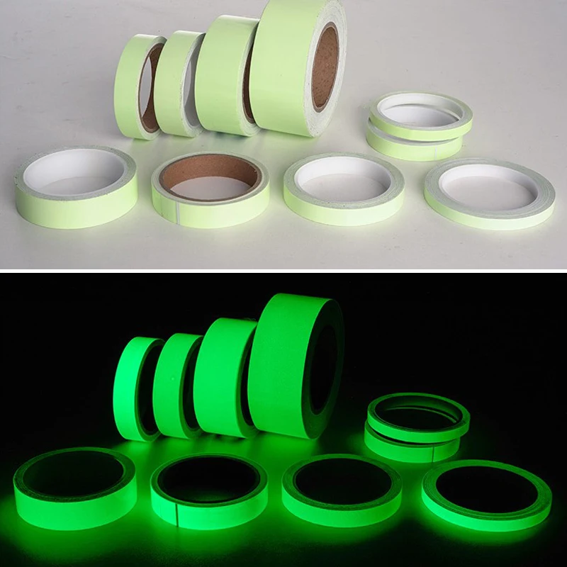 

Luminous Tape Self-Adhesive Glow Emergency Logo In The Dark Afety Stage Stickers Home Decor Party Supplies Decorative Warning