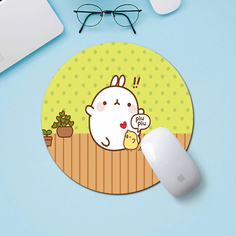 ПК-геймерский маленький коврик для мыши Molang компьютерная мышь клавиатура