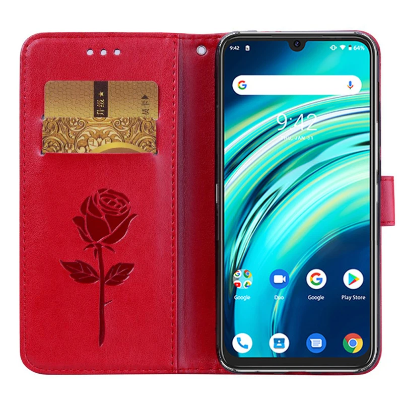 Для UMIDIGI A7 A7s A9 Pro Чехол флип-чехол из искусственной кожи для телефона Капа Funda