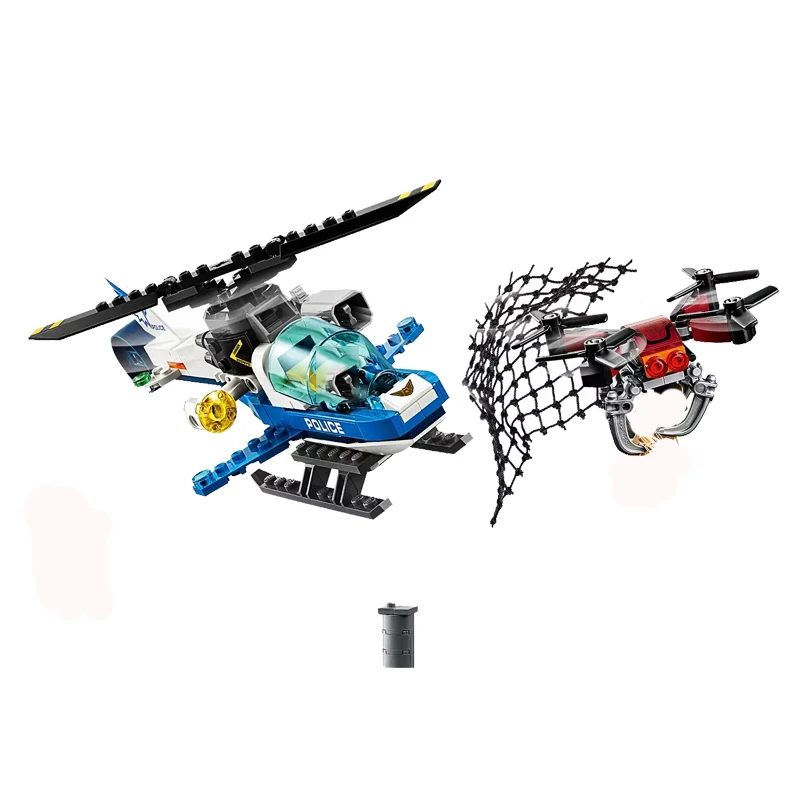 Новые городские игрушки небесная полиция Дрон гоночный автомобиль совместимый с