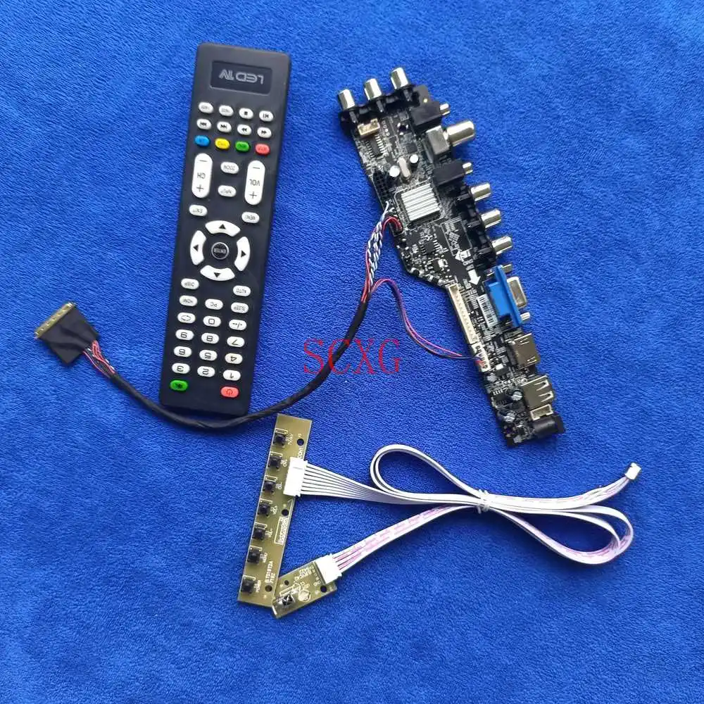 

HDMI-compatible USB AV VGA DVB Kit Monitor drive board Digital signal LCD/LED 40Pin LVDS Fit A089SW01/B089AW01/LP089WS1 1024*600