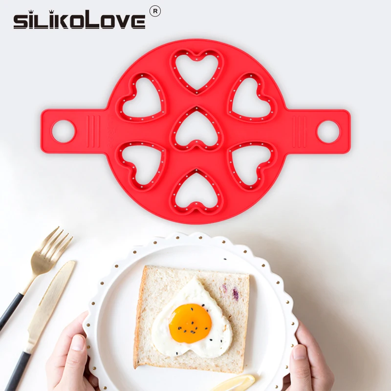 SILIKOLOVE антипригарная блинница чайник яйцо Плита силиконовые формы для блинов