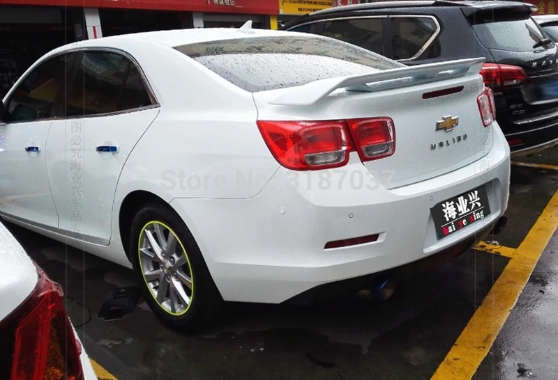Спойлер для Chevrolet Malibu 2012 2018 АБС пластик задний спойлер на крыло крышу багажник