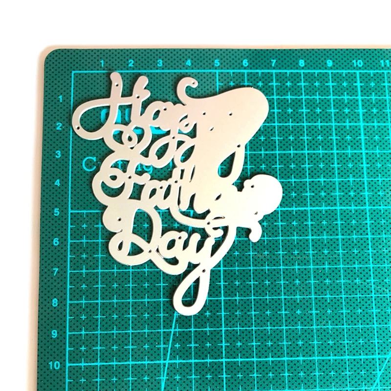 

Happy Father's Day Metal Cutting Dies Stencil Scrapbooking DIY Album Stamp Paper