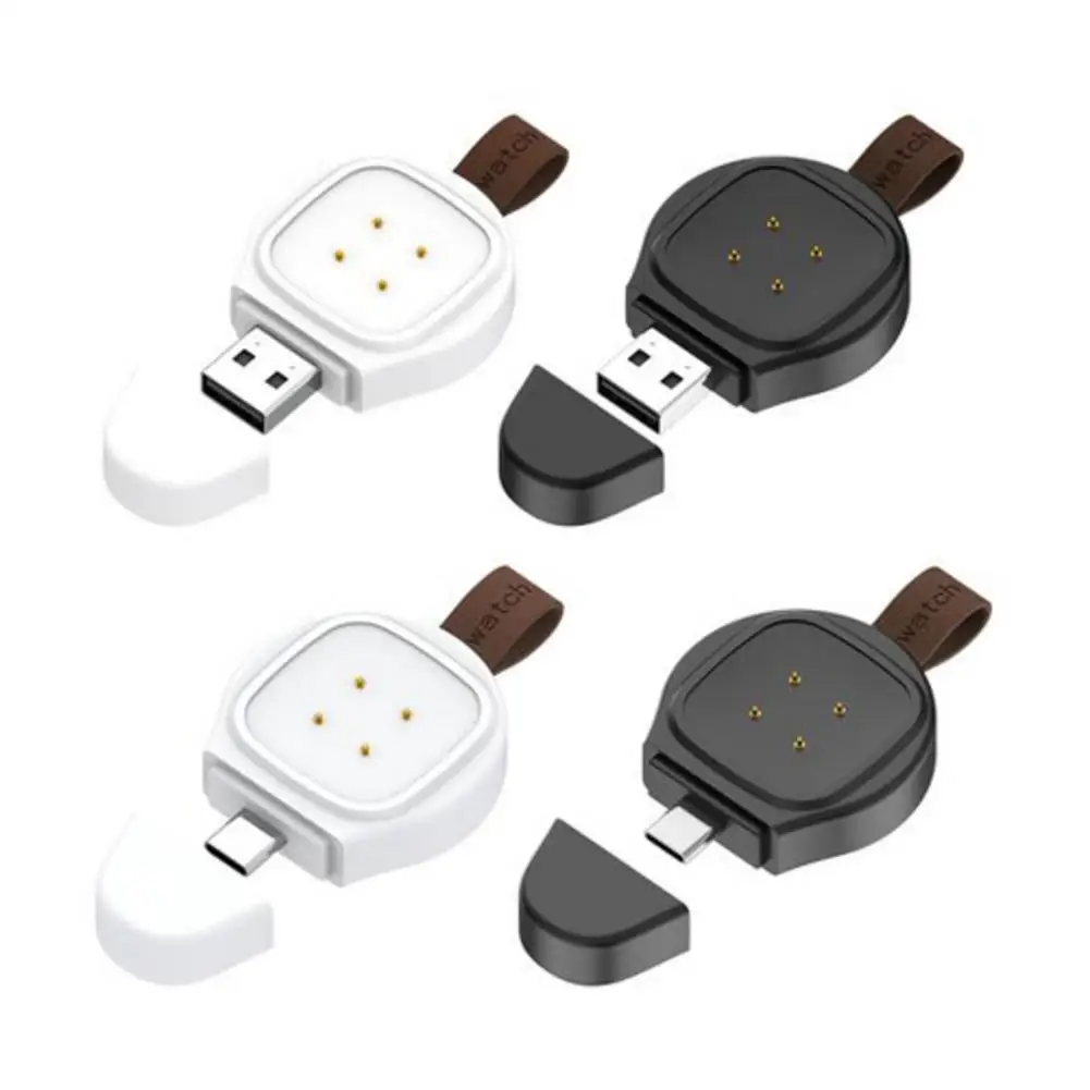 

For Fitbit Versa 3 Charger USB Type C Charging Cable Cord Clip Replacement Charger Cradle Dock For Fitbit Versa3 Charge Parts