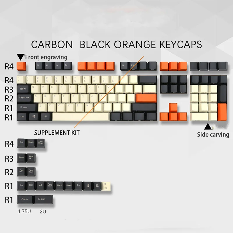 

PBT keycaps personalized cross-axis keycaps support 980 thickened keycaps compatible with general models/Lei Bai models